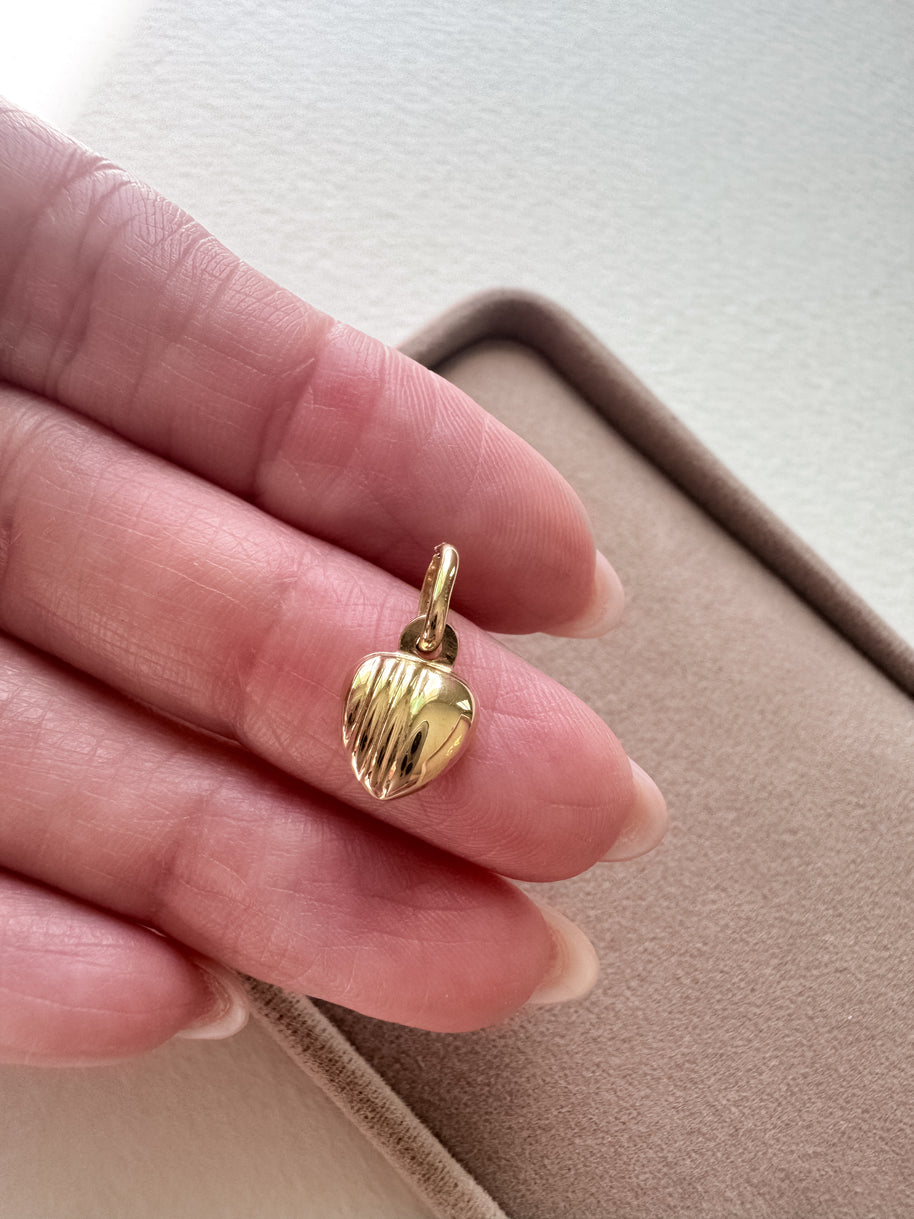 Little Heart 14k Solid Gold Charm