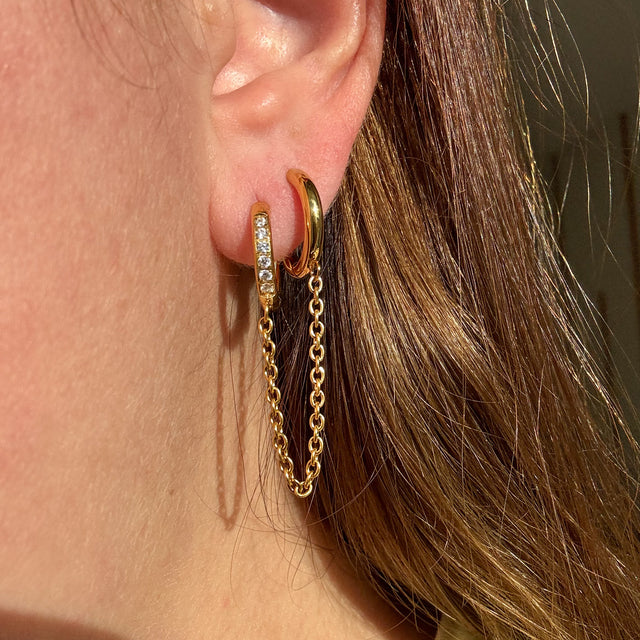 2 Hoops Style Earrings