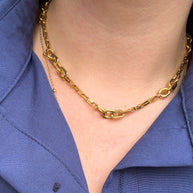 Chunky Link Steel Chain Necklace