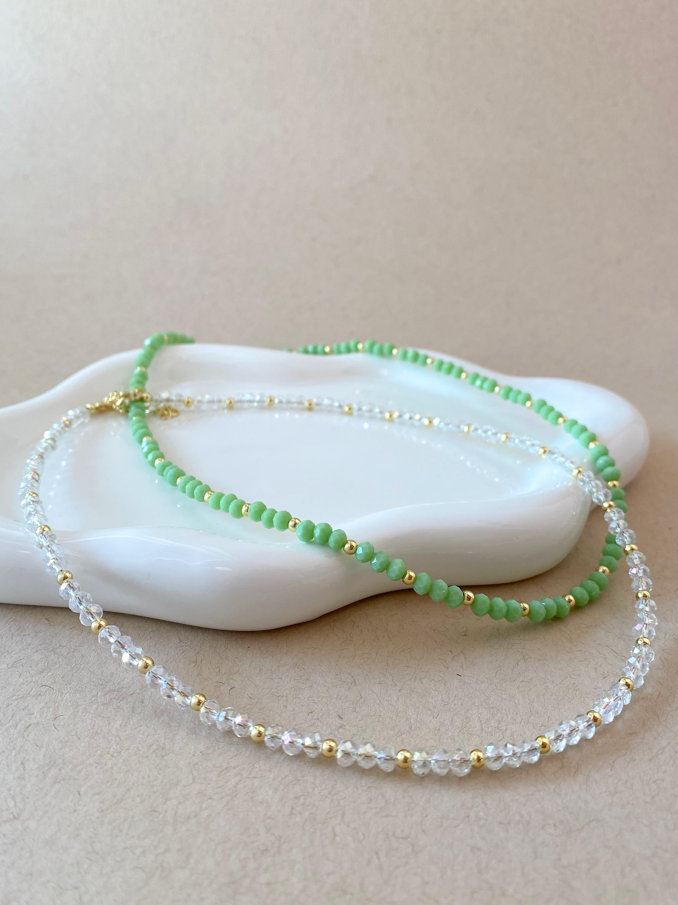 Colorful Crystals Style Necklaces