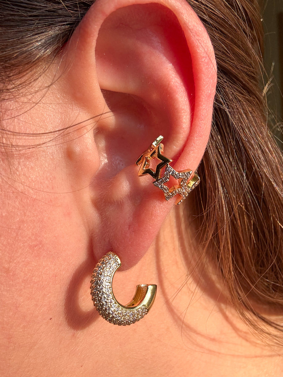 Ear Cuff Estrellas Circones