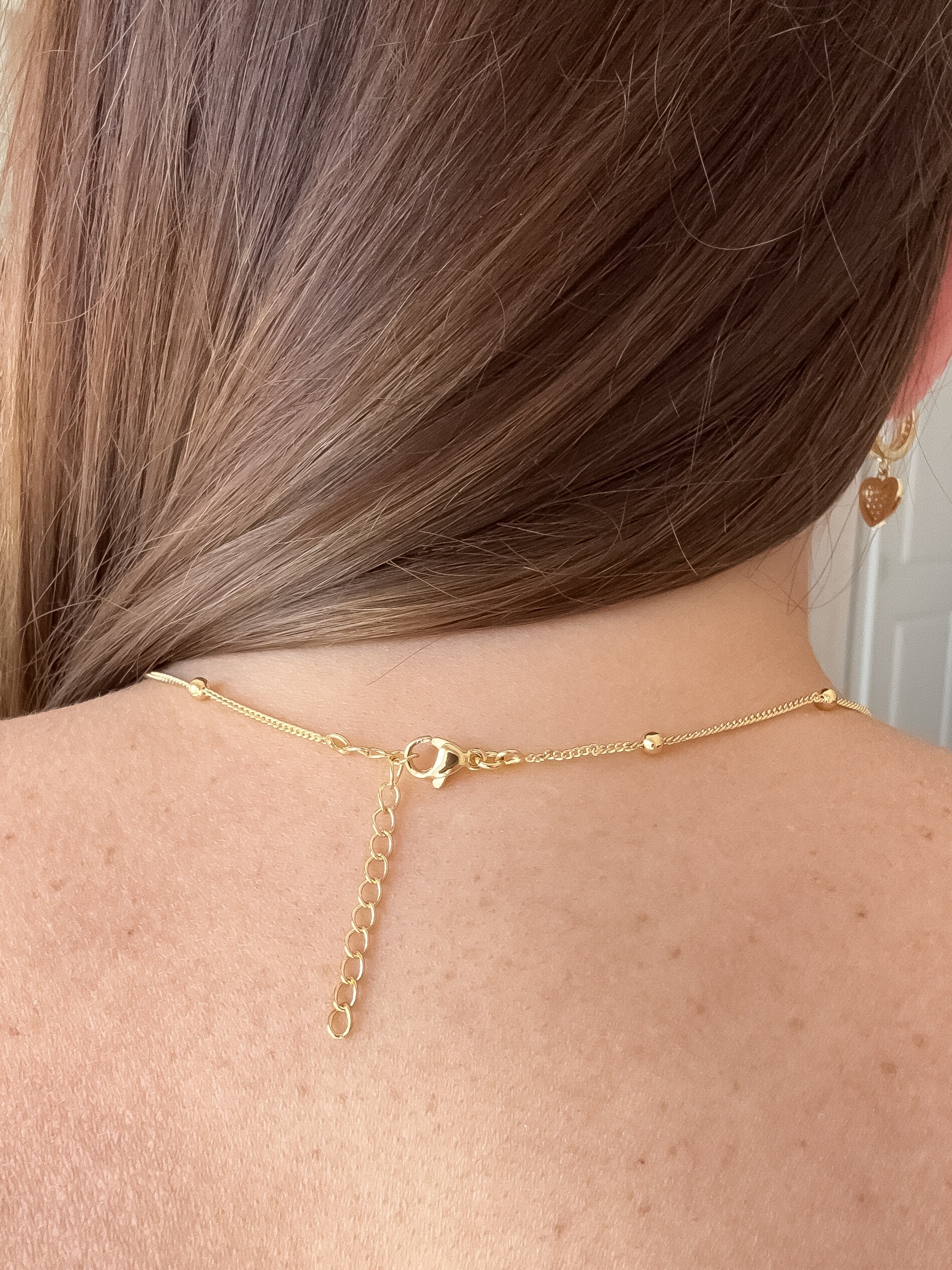 Dog Paw Crystal Necklace