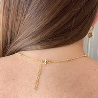 Dog Paw Crystal Necklace