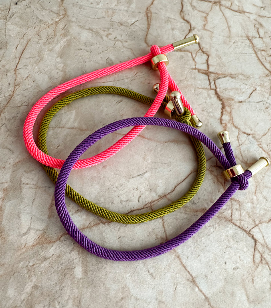 Pulseras Ajustables Plain Variadas