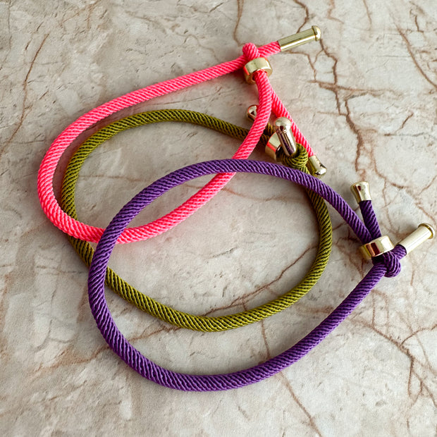 Pulseras Ajustables Plain Variadas