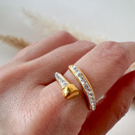 Shiny Clou Style Steel Ring