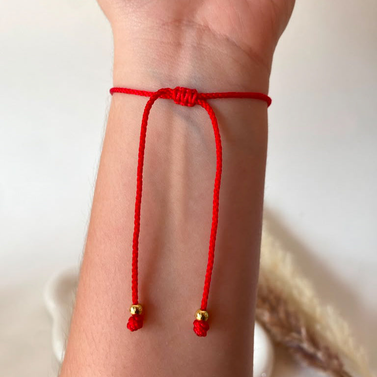 Faith Azabache and Cross Red Thread Bracelet