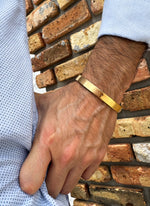 Load image into Gallery viewer, Gold Our Father Bracelet
