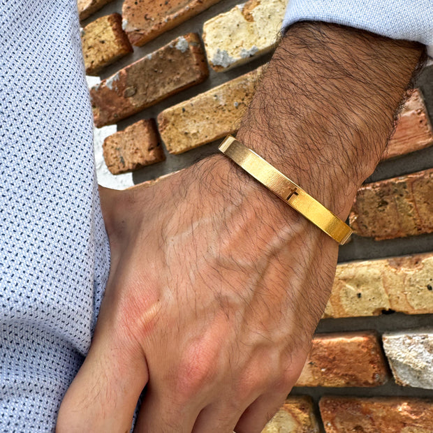 Gold Our Father Bracelet