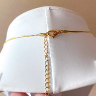 Golden Clover Steel Necklace