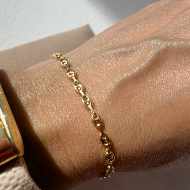 Mariner Link 18K Gold Bracelet