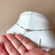 Silver Circular Mama Necklace