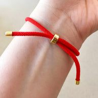 Shiny Dog Paw 🐾 Charm Red Bracelet