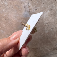 Knot Style 14k Solid Gold Earrings