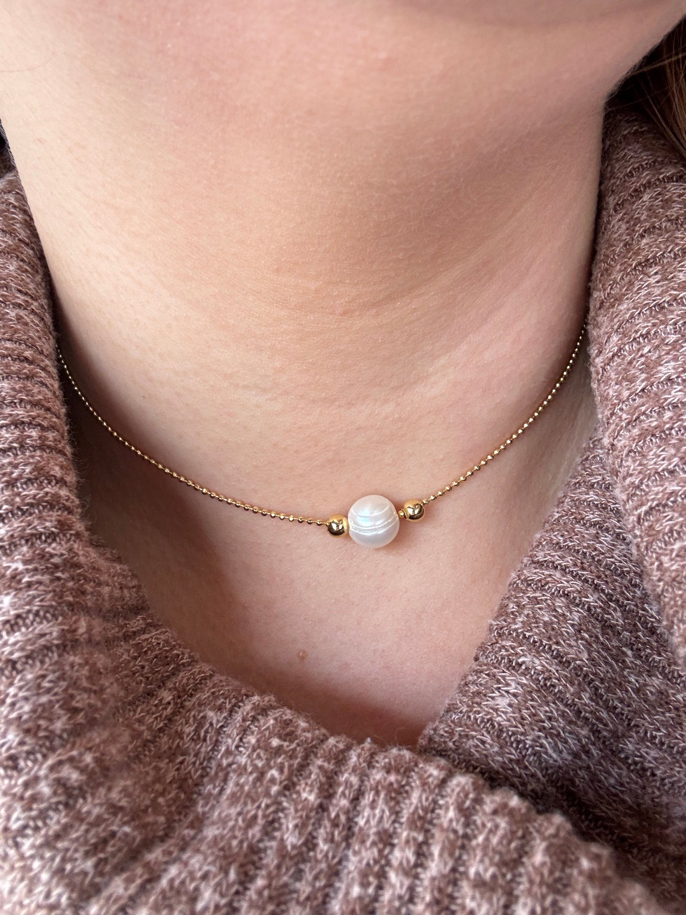 Pearl Adjustable Necklace