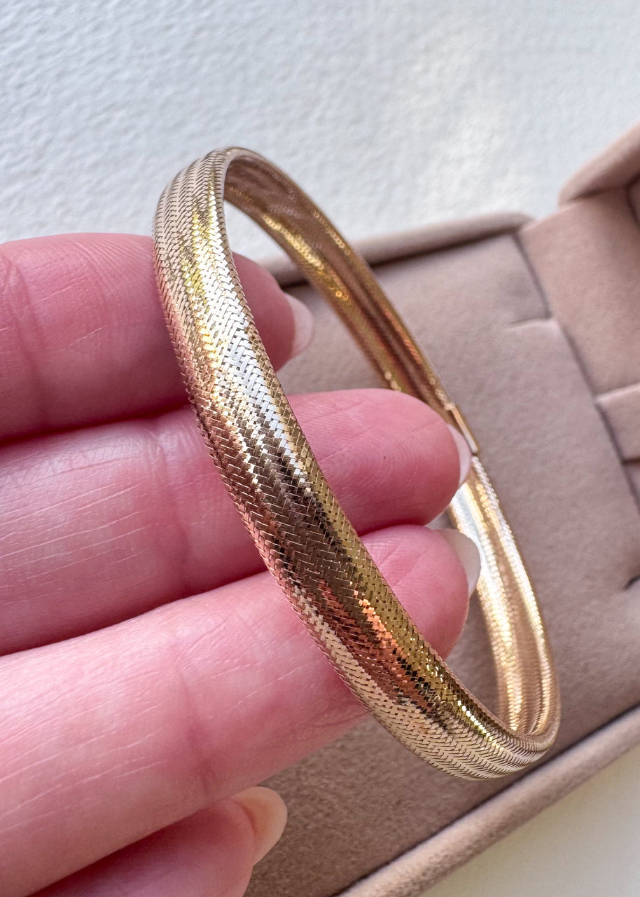 Mesh Italy 14k Solid Gold Bracelet