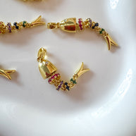 Multicolor Golden Fish Charm