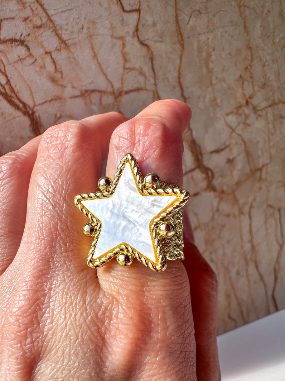 Anillo Estrella Nacar