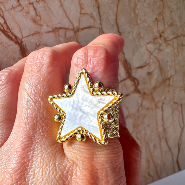 Anillo Estrella Nacar