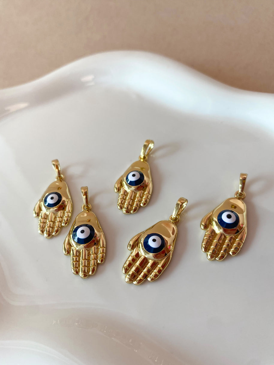 Hamsa Evil Eye Charm