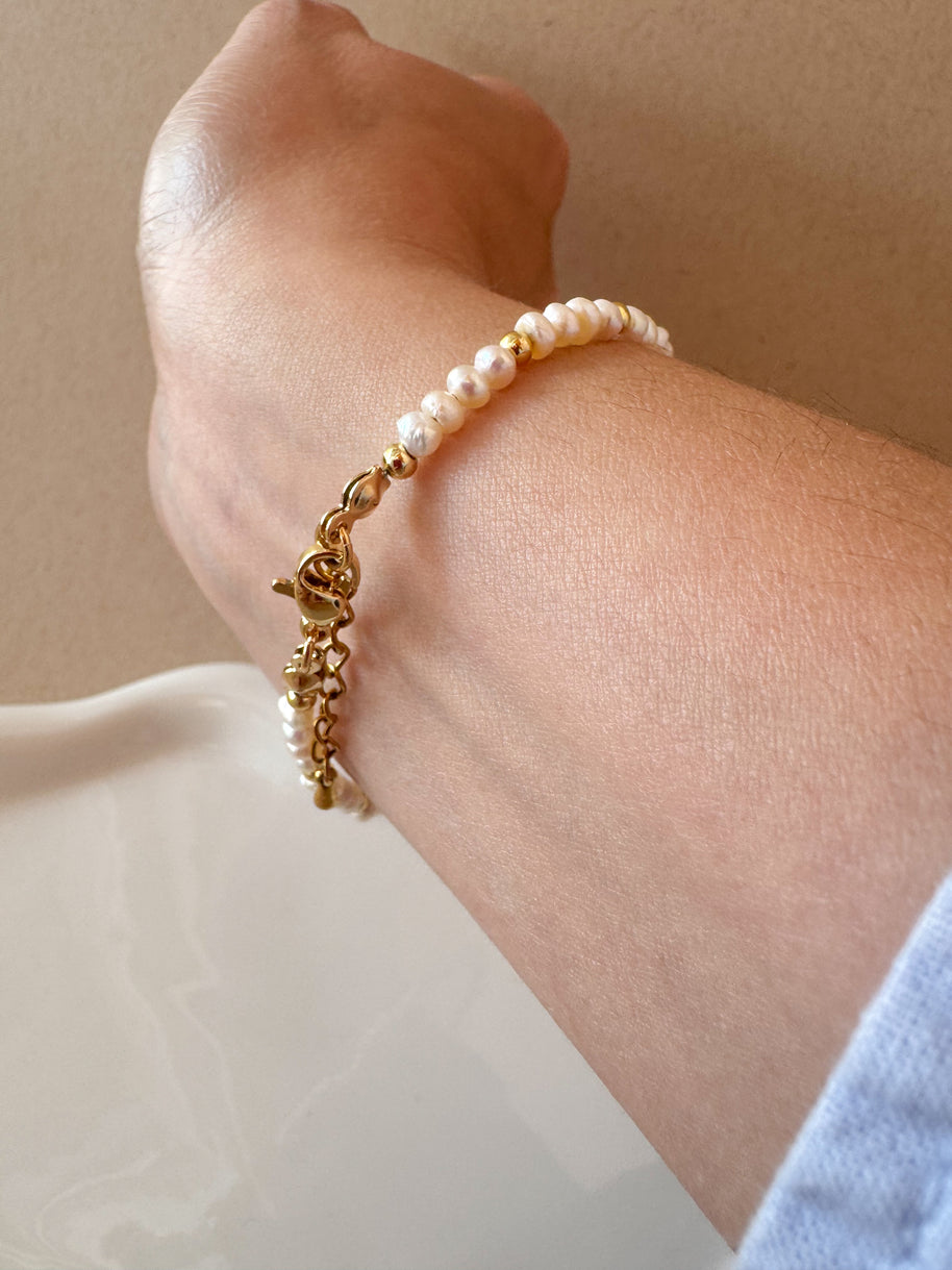 Little Real Pearls Bracelet