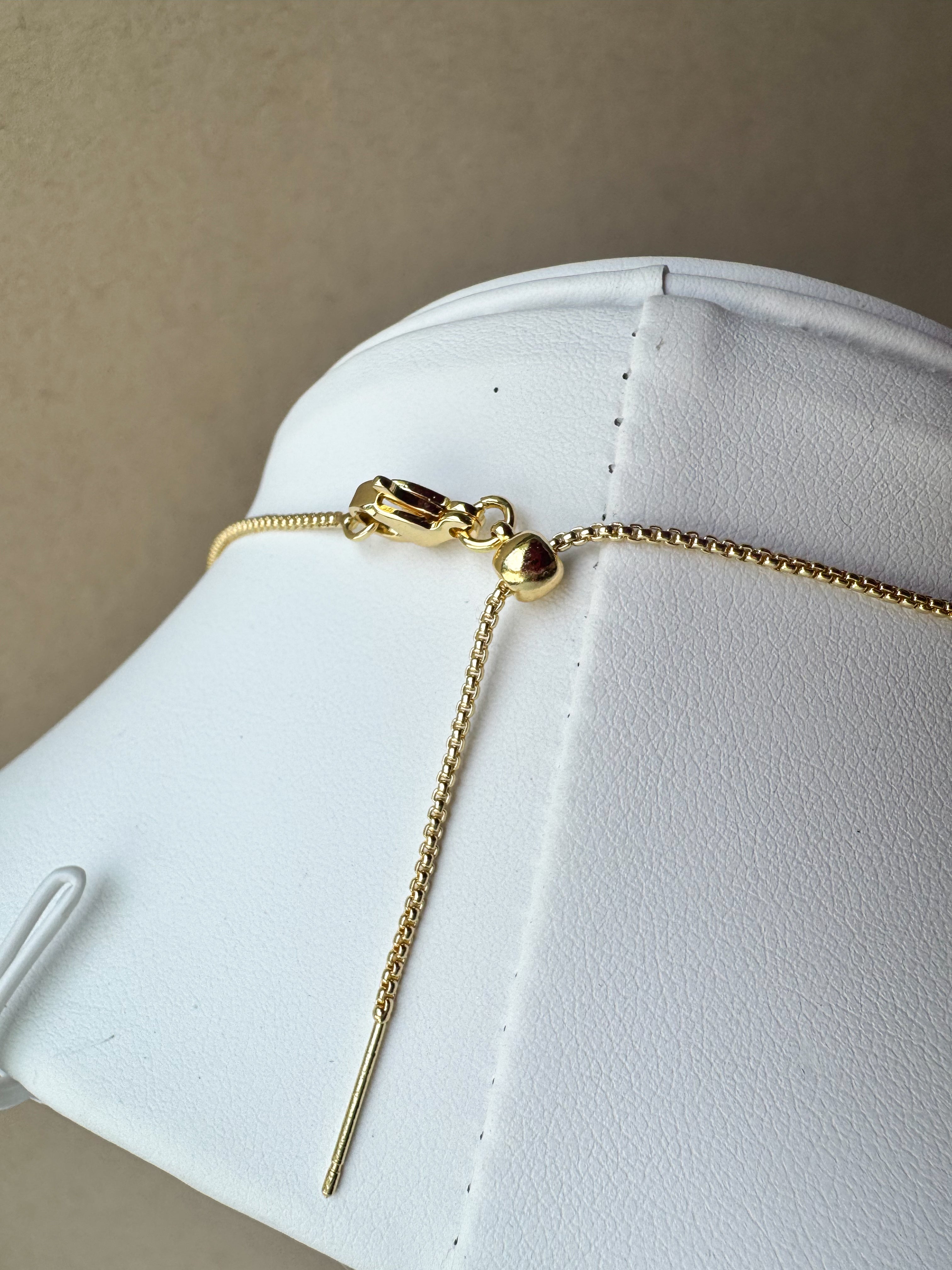 Pink Hamsa 🪬 Charms Necklace