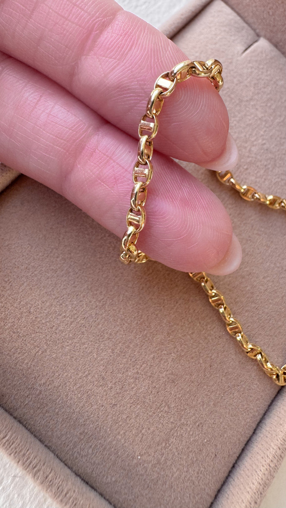Sailor Style 14k Solid Gold Bracelet