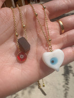 Load image into Gallery viewer, Evil Eyes and Azabache Necklace style
