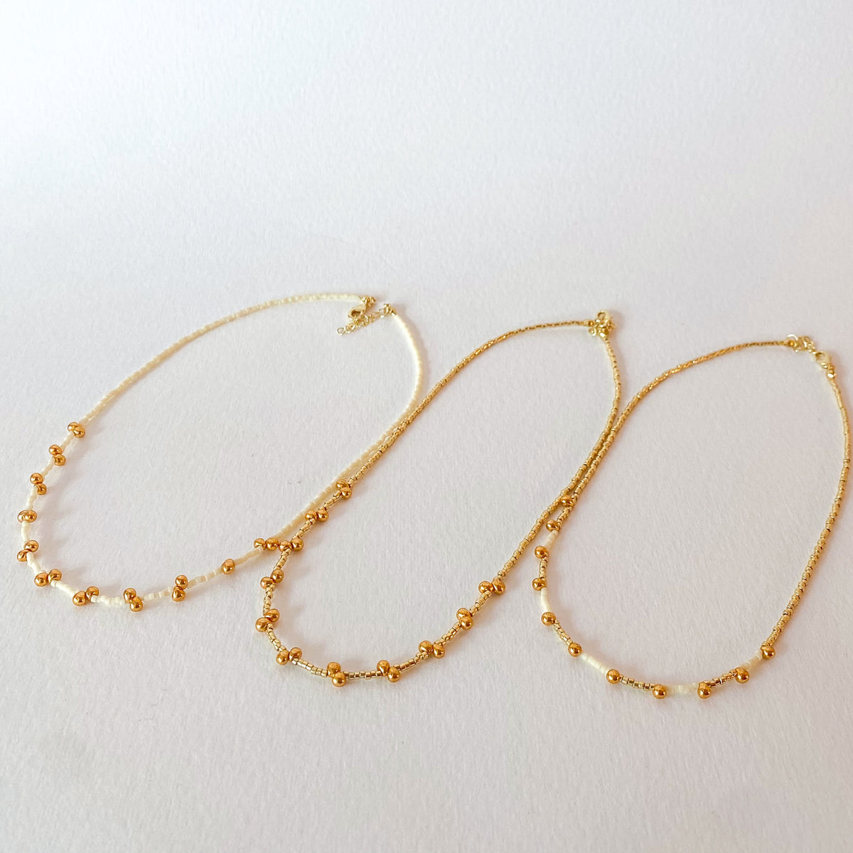 Golden Drop Styles Miyuki Choker Necklace