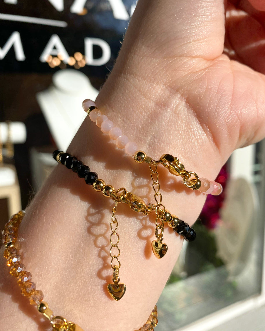 Colorful Beads & Pearls Bracelet