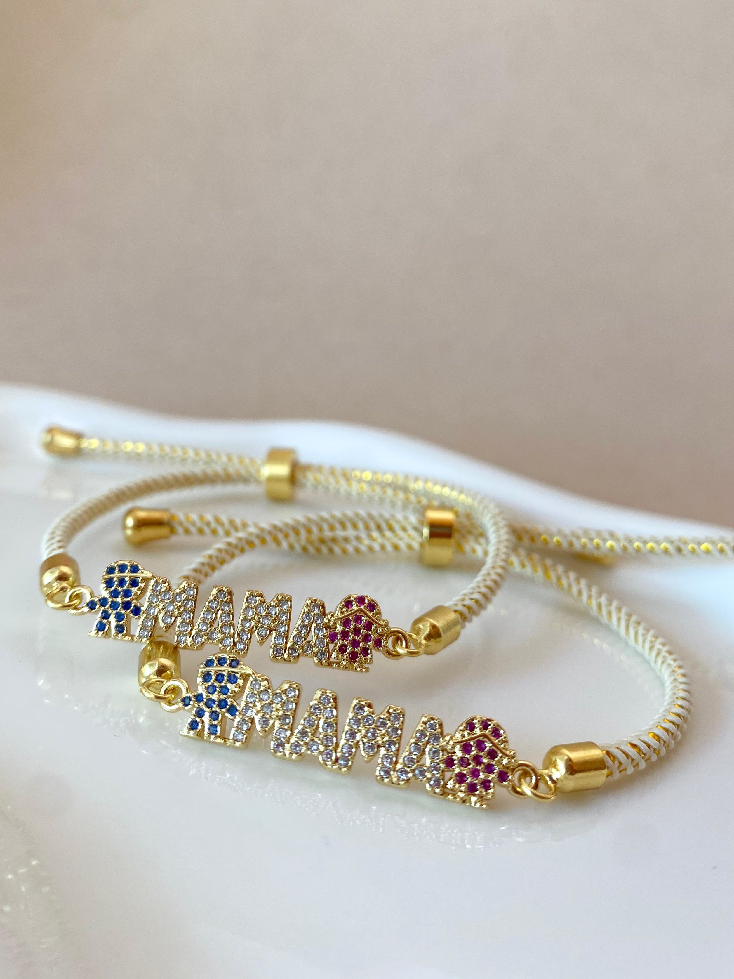 Boy & Girl Shiny Mama Cream Bracelet