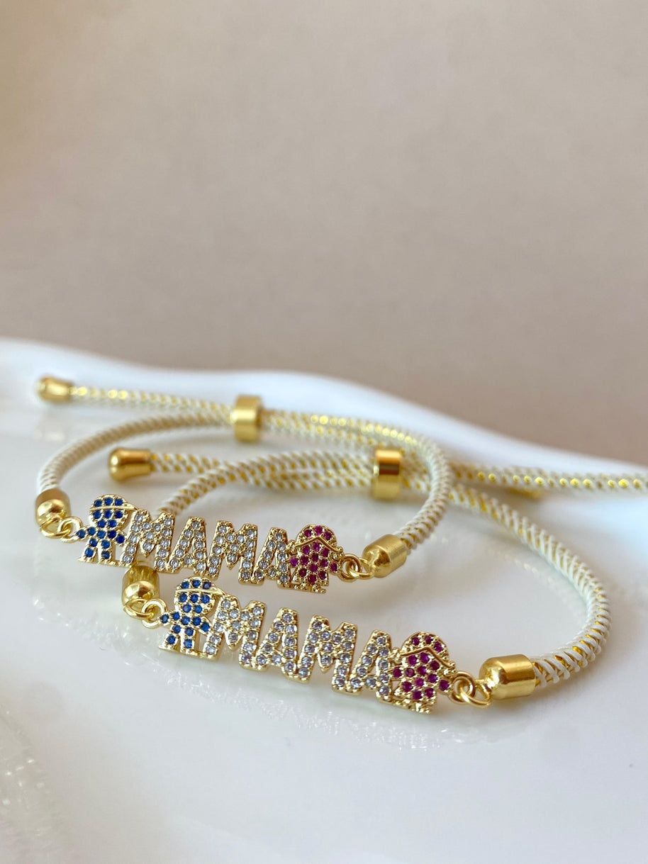 Boy & Girl Shiny Mama Cream Bracelet
