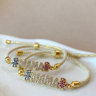 Boy & Girl Shiny Mama Cream Bracelet